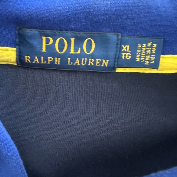 Ralph Lauren Men's Colorblock Hoodie - Blue, Red, Yellow, Green - Picture 4 of 4